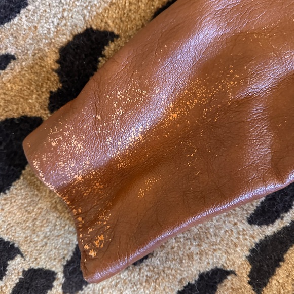 Vintage Brown Leather Women's Jacket - Picture 4 of 10